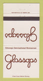 Matchbook Cover - Glossops Restaurant Toronto ON 30 Strike