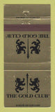 Matchbook Cover - Gold Club Strip Club? 30 Strike