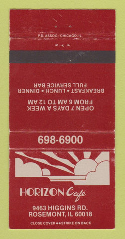 Matchbook Cover - Horizon Cafe Rosemont IL WEAR 30 Strike