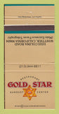 Matchbook Cover - Gold Star Restaurant Whittier CA 30 Strike