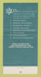 Matchbook Cover - Gold Star Restaurant Whittier CA 30 Strike