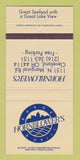 Matchbook Cover - Hornblower's Barge Grill Cleveland OH 30 Strike