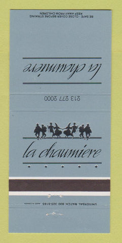 Matchbook Cover - La Chaumiere Restaurant 30 Strike