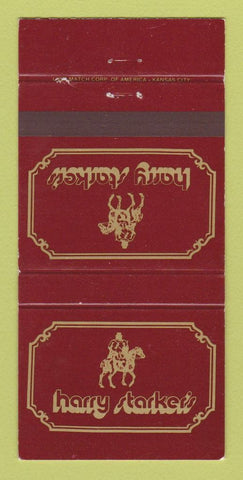 Matchbook Cover - Harry Starke's Restaurant Kansas City MO 30 Strike