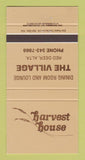 Matchbook Cover - Harvest House The Village Red Deer AB 30 Strike