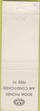 Matchbook Cover - Ranch Motel Le Crescent MN