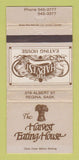 Matchbook Cover - Harvest Eating House Regina SK WORN 30 Strike