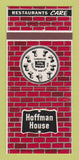 Matchbook Cover - Hoffman House Restaurants 30 Strike