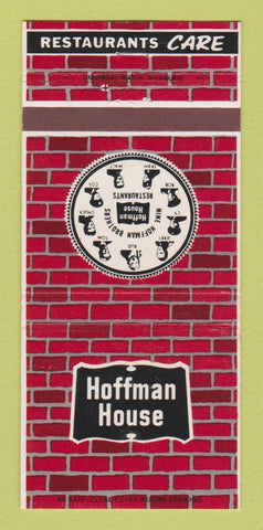 Matchbook Cover - Hoffman House Restaurants 30 Strike