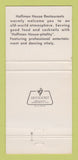 Matchbook Cover - Hoffman House Restaurants 30 Strike