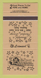 Matchbook Cover - Hot Spot Pizza Restaurant Regina SK 30 Strike