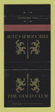 Matchbook Cover - The Gold Club Strip Club? 30 Strike