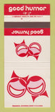 Matchbook Cover - Good Humor Restaurant Brussels Belgium 30 Strike