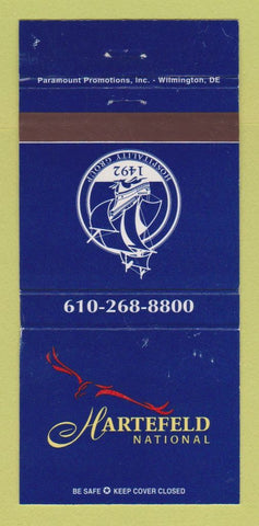 Matchbook Cover - Hartefeld National 30 Strike