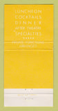 Matchbook Cover - House of Chan New York City WEAR 30 Strike