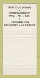 Matchbook Cover - Hangar Restaurant Franklin WI 30 Strike