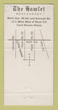 Matchbook Cover - The Hamlet Restaurant Carol Stream IL WEAR 30 Strike