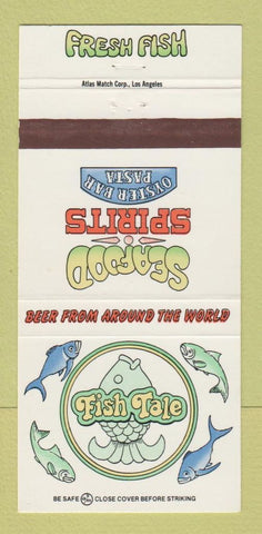 Matchbook Cover - Fish Tale Restaurant Long Beach CA 30 Strike