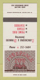 Matchbook Cover - Fireplace Inn Restaurant Dayton OH 30 Strike