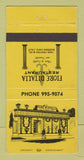 Matchbook Cover - Fiore D'Italia Restaurant Sherman Oaks CA WORN 30 Strike