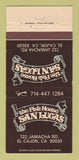 Matchbook Cover - Fish House San Lucas Restaurant El Cajon CA 30 Strike