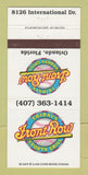 Matchbook Cover - Friday's Front Row Sports Grill Orlando FL 30 Strike