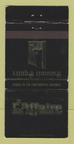 Matchbook Cover - Summit Squire L'Affaire Mountainside NJ WEAR 30 Strike
