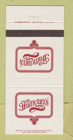 Matchbook Cover - Harrigan's Restaurant WEAR 30 Strike