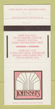 Matchbook Cover - Johnny's Restaurant McLean VA Bethesda MD 30 Strike