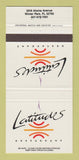 Matchbook Cover - Latitutdes Restaurant Winter Park FL 30 Strike