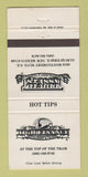 Matchbook Cover - High Finance Restaurant Albuquerque NM 30 Strike