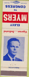 Matchbook Cover - Vote Myers for Congress