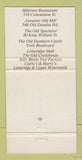 Matchbook Cover - Hillcrest Restaurant Ancaster ON WEAR 30 Strike