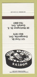 Matchbook Cover - Hill Billy Shack Saloon Guelph Orangeville ON SAMPLE 30 Strike