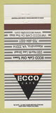 Matchbook Cover - Ecco Cafe Alexandria VA 30 Strike