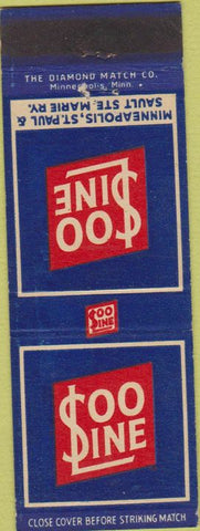 Matchbook Cover - Soo Line Minneapolis St Paul MN