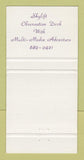 Matchbook Cover - Harbour Centre Vancouver BC Restaurant WEAR 30 Strike