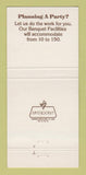 Matchbook Cover - George A Stinson Management Center Ecorse MI 30 Strike