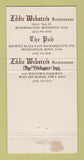 Matchbook Cover - Eddie Webster's Restaurant Bloomington MN 30 Strike