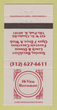Matchbook Cover - Hi View Restaurant Villa Park IL 30 Strike
