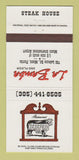 Matchbook Cover - La Bamba Hereford Grill Miami FL 30 Strike
