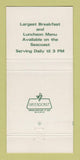 Matchbook Cover - Evergreens Restaurant Ogunquit ME WEAR 30 Strike