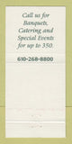 Matchbook Cover - Hartefield National Restaurant 30 Strike