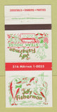 Matchbook Cover - Jolly Fisherman Steak House Roslyn NY 30 Strike