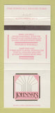 Matchbook Cover - Johnny's Restaurant McLEan VA Bethesda MD 30 Strike