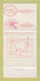 Matchbook Cover - Johnny's Restaurant McLEan VA Bethesda MD 30 Strike