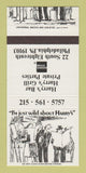 Matchbook Cover - Harry's Bar Grill Philadelphia PA 30 Strike