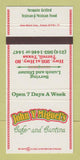 Matchbook Cover - John Y Miguel's Cafe Cantina Terrell TX 30 Strike