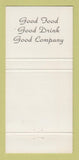 Matchbook Cover - Johnny D's Restaurant 30 Strike
