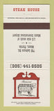Matchbook Cover - Restaurant Hereford Grill Miami FL Steak 30 Strike